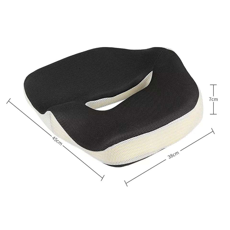 Orthopedic Memory Cushion Foam U Coccyx Travel Seat Massage Car Office Chair Protect Healthy Sitting Breathable Cushion Seat