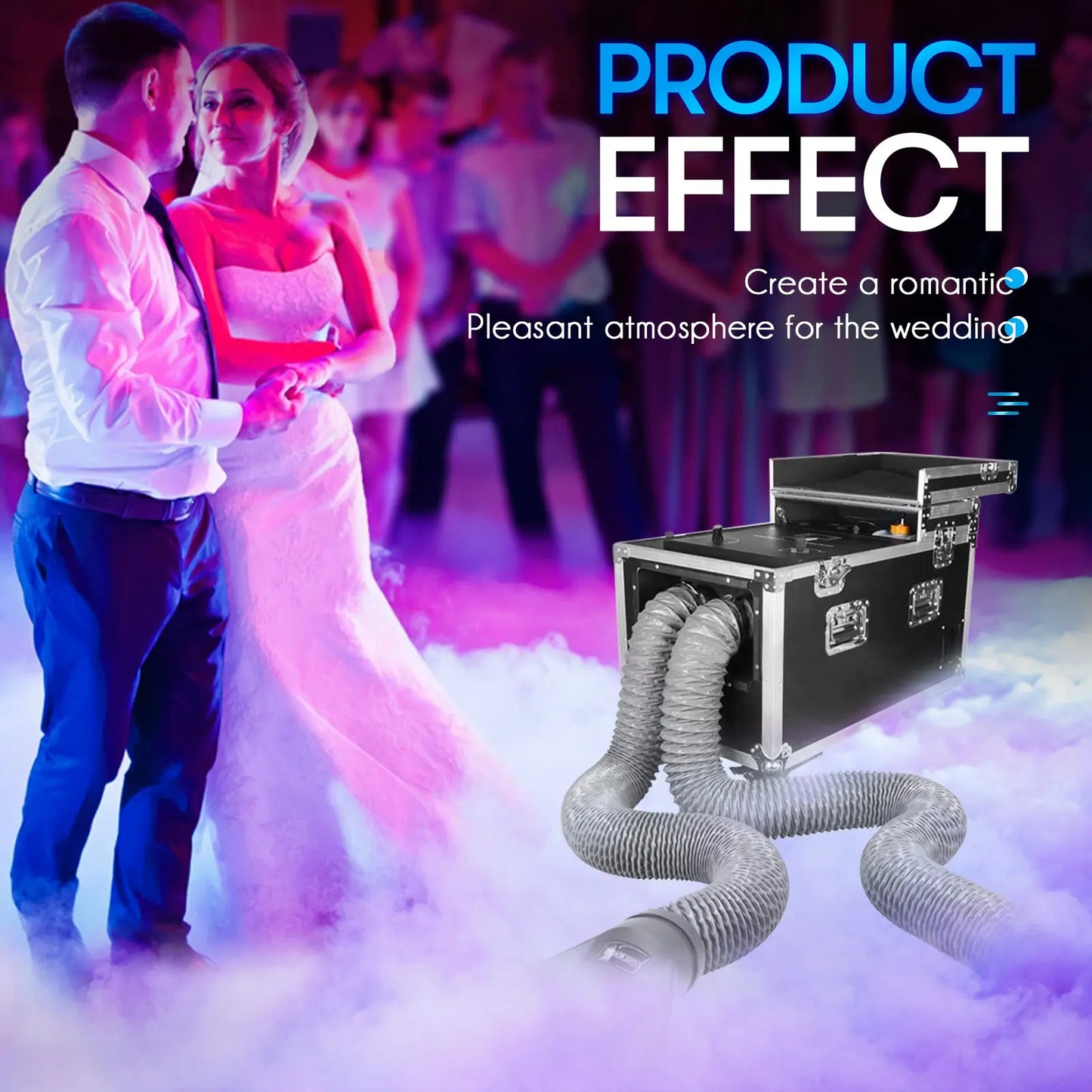 🌫️ Low-Lying Fog Machine (Perfect for Weddings)