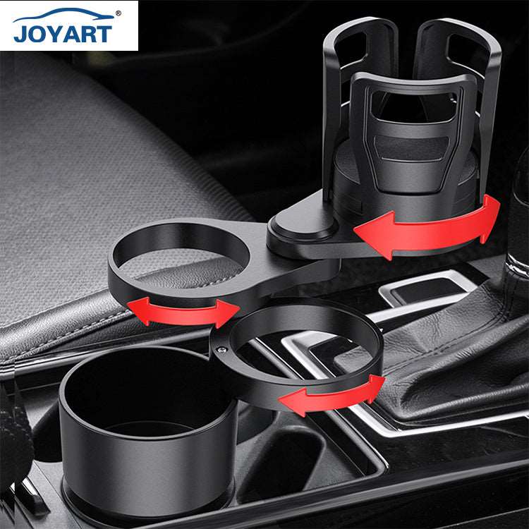360 Rotatable 4 in 1 Adjustable Car Cup Holder Water Coffee Cup Holder Expander Adapter with 4 Cups