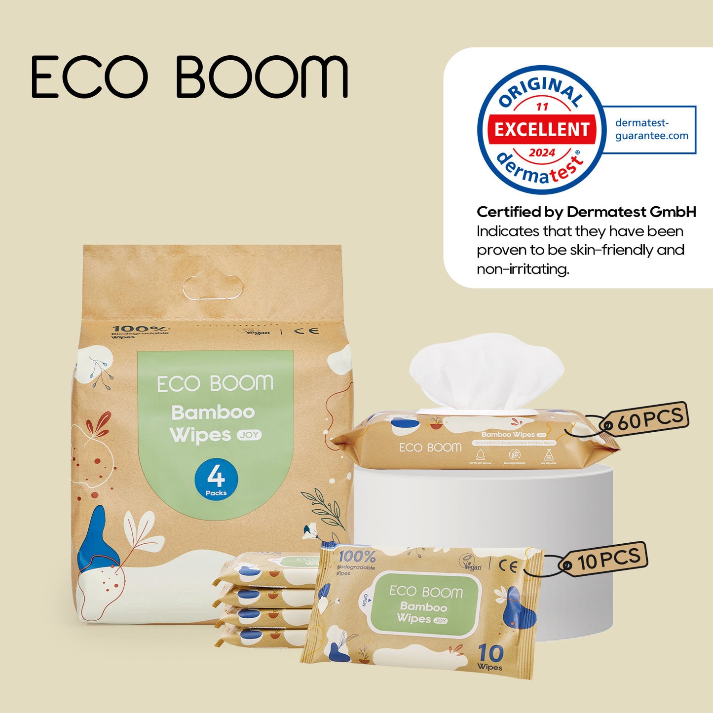 EcoBoom Wet Wipes – Pure, Gentle, Eco-Friendly Care