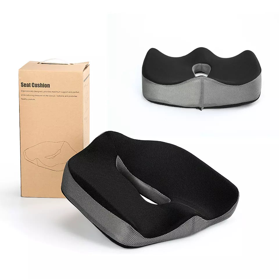 Orthopedic Memory Cushion Foam U Coccyx Travel Seat Massage Car Office Chair Protect Healthy Sitting Breathable Cushion Seat