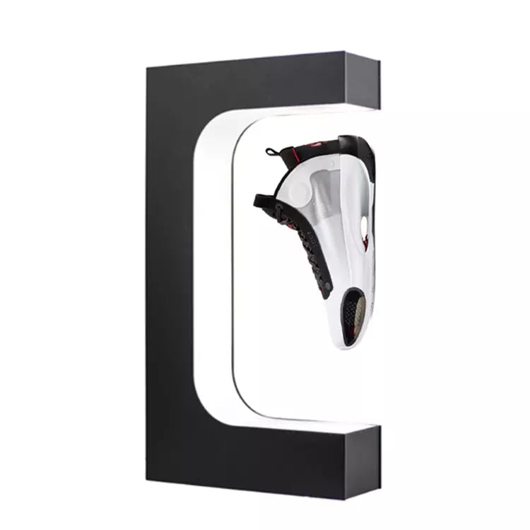 Shoe Magnetic Floating LED Lit Levitating Shoe Display Stand