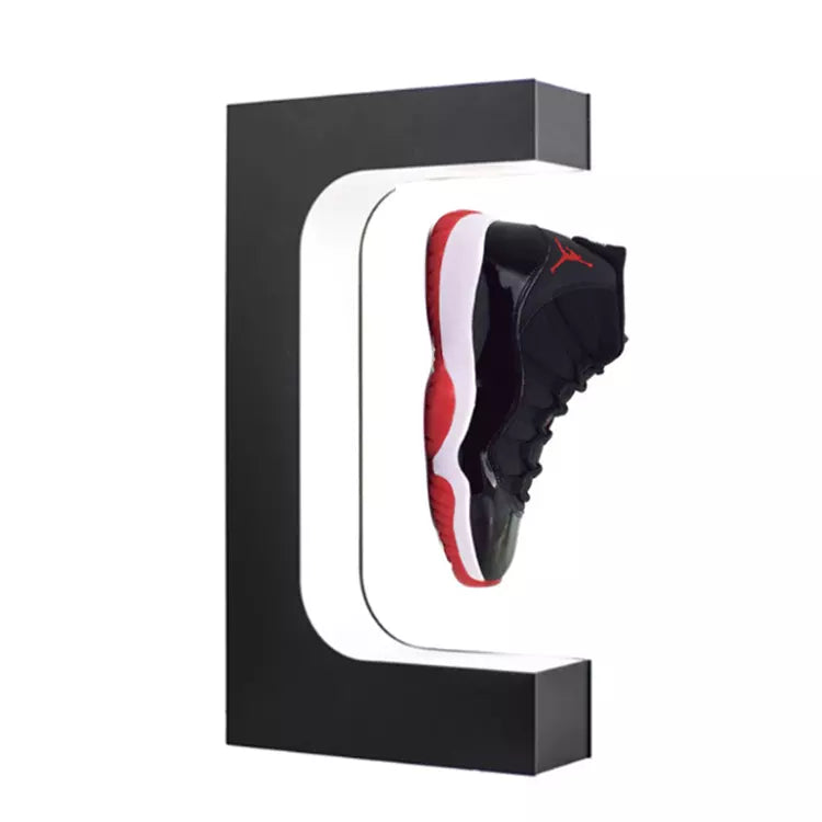 Shoe Magnetic Floating LED Lit Levitating Shoe Display Stand
