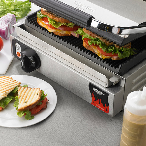 VOLLRATH SANDWICH PRESS GRILL 120V