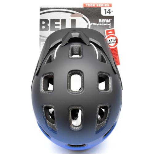 Bicycle Helmet Adult Black w/ Blue Fade