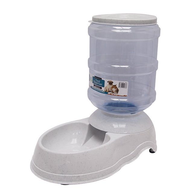 PET FOOD DISPENSER - 3.75L - GREY