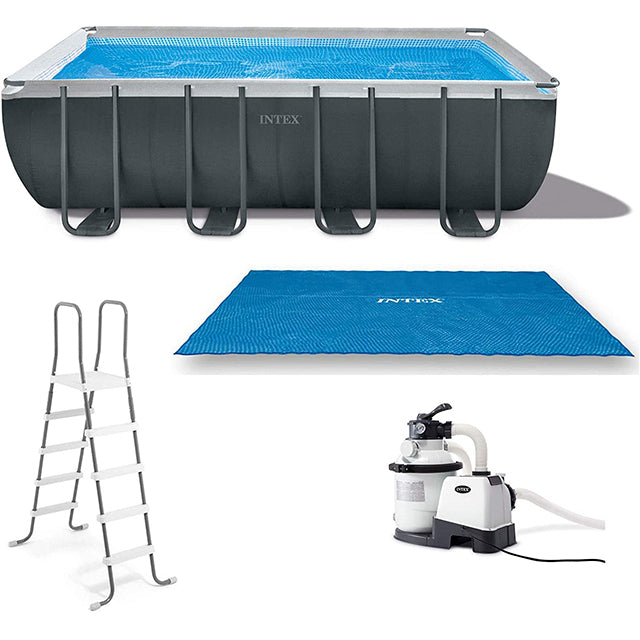INTEX ULTRA RECTANGULAR POOL SET 18'X9'X52"