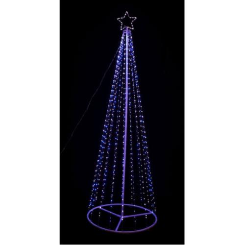 LED PIN LIGHT STRANDS TREE 2.1M WHITE