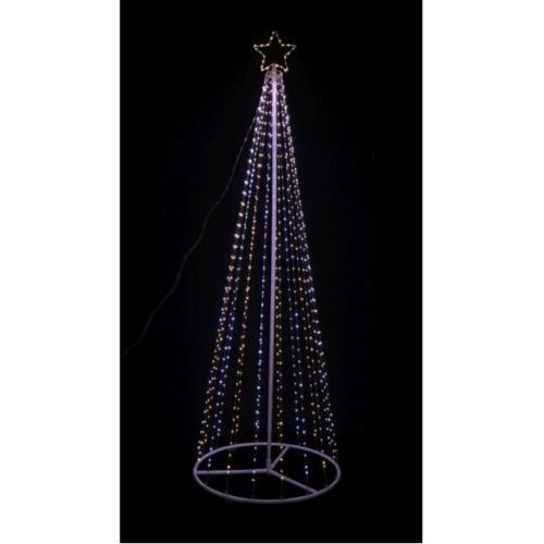 LED PIN LIGHT STRANDS TREE 2.1M WHITE