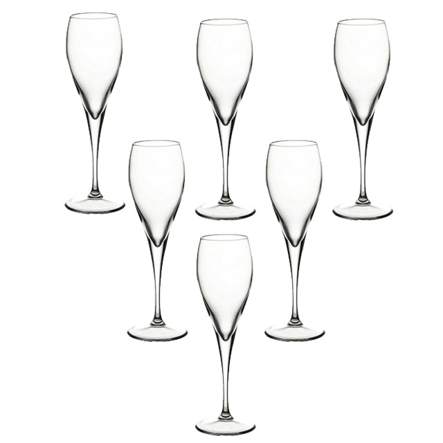 PASABAHCE MONTE CARLO 6PC WHITE WINE GLASS 4 1/4 OZ(GB6)