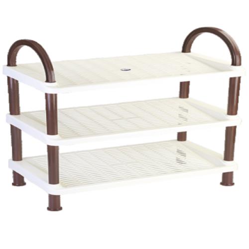 PLASTIC 3 TIER SHOE RACK SMALL