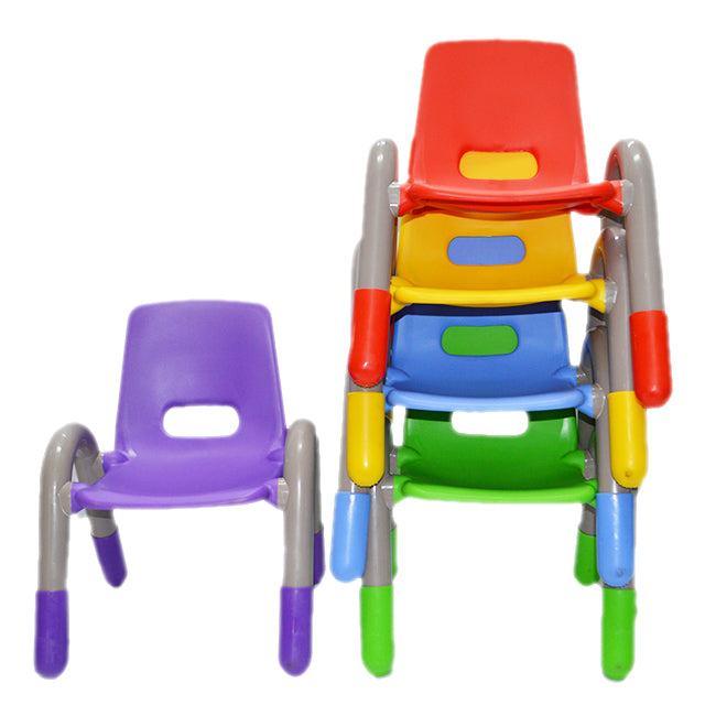 PLASTIC KIDS CHAIR 52x41x26CM ASST COLORS