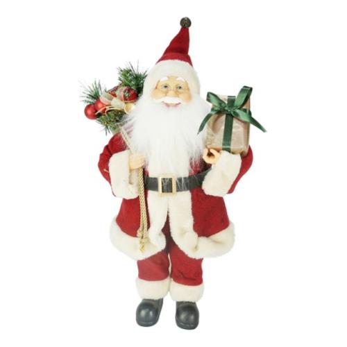 SANTA 45CM DELUXE RED