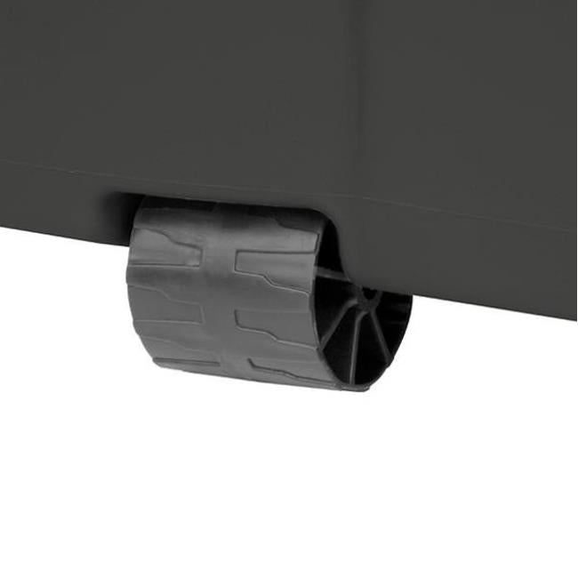 STERILITE 45GAL WHEELED LATCH TOTE GRAY LID & BASE