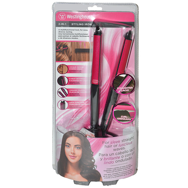 WESTINGHOUSE 2-IN-1 STYLING IRON