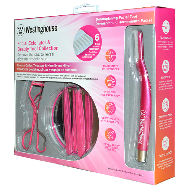 WESTINGHOUSE 4PC FACIAL EXFOLIATOR & BEAUTY TOOL SET