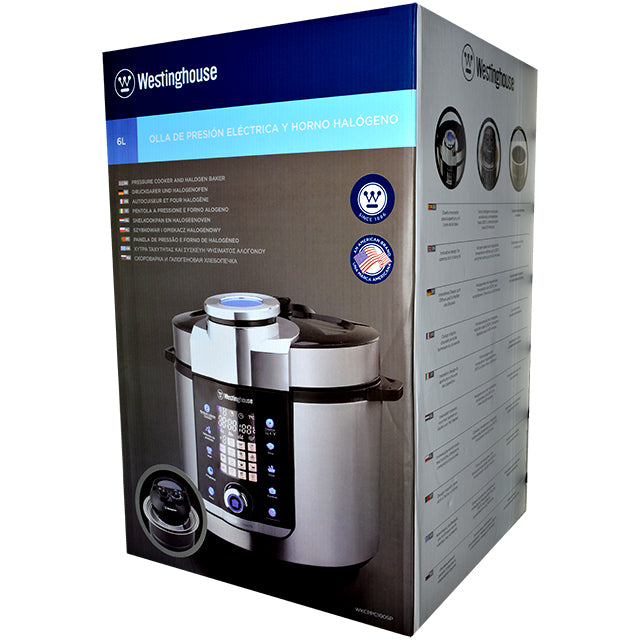 WESTINGHOUSE 6L ELECTRIC DIGITAL PRESSURE COOKER