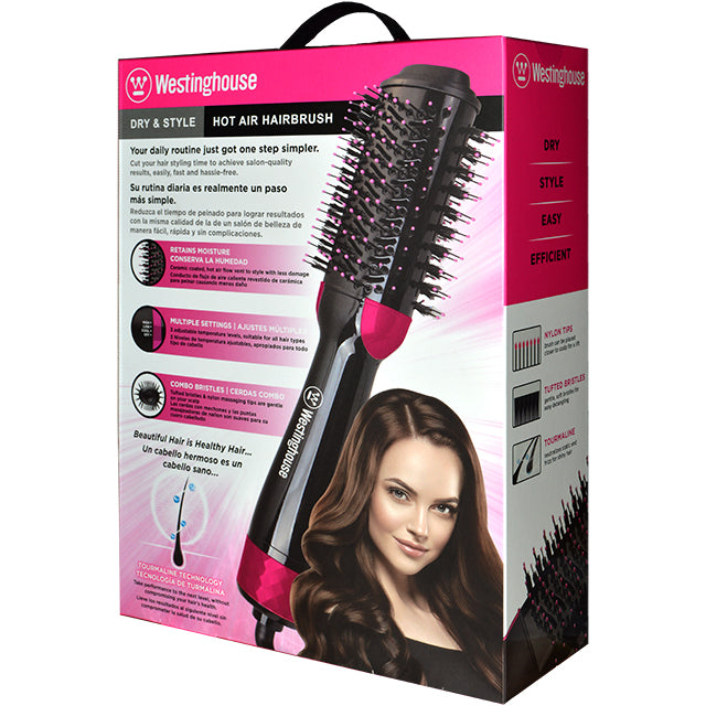 WESTINGHOUSE DRY & STYLE HOT AIR HAIR BRUSH