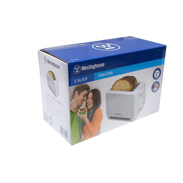 WESTINGHOUSE TOASTER 2 SLICE WHITE