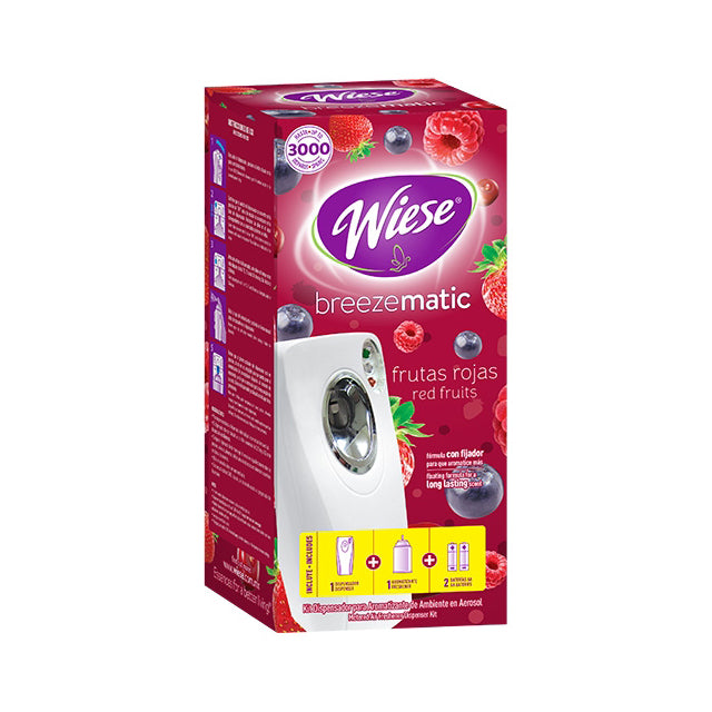 WIESE BREEZE MATIC KIT RED FRUITS (1DISP 1SPRAY 2BATT)
