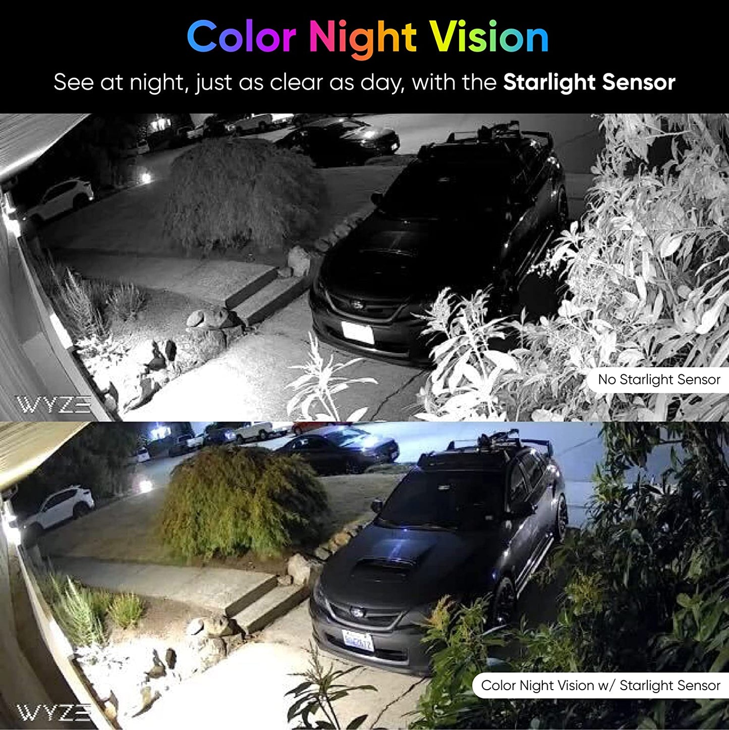 Wyze Cam v3 1080p HD Indoor/Outdoor Security Camera with Color Night Vision, 2-Way Audio, Compatible with Alexa & The Google Assistant and IFTTT with Wyze Cam Plus A.I. 3 Month Detection Service