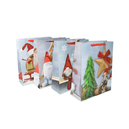 XMAS GIFT BAG 12x14x6CM