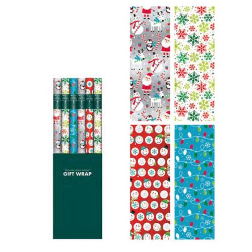 XMAS GIFT PAPER 20 SQ FT 30"x8'