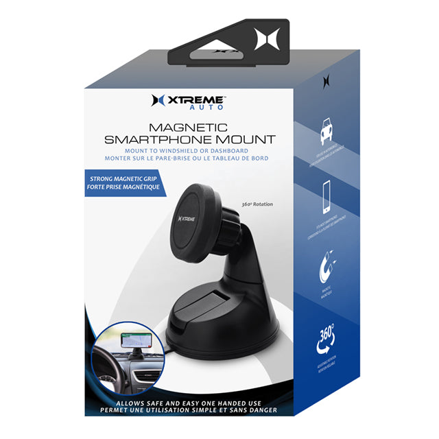 XTREME SUCTION MAGNETIC PHONE MOUNT BLACK