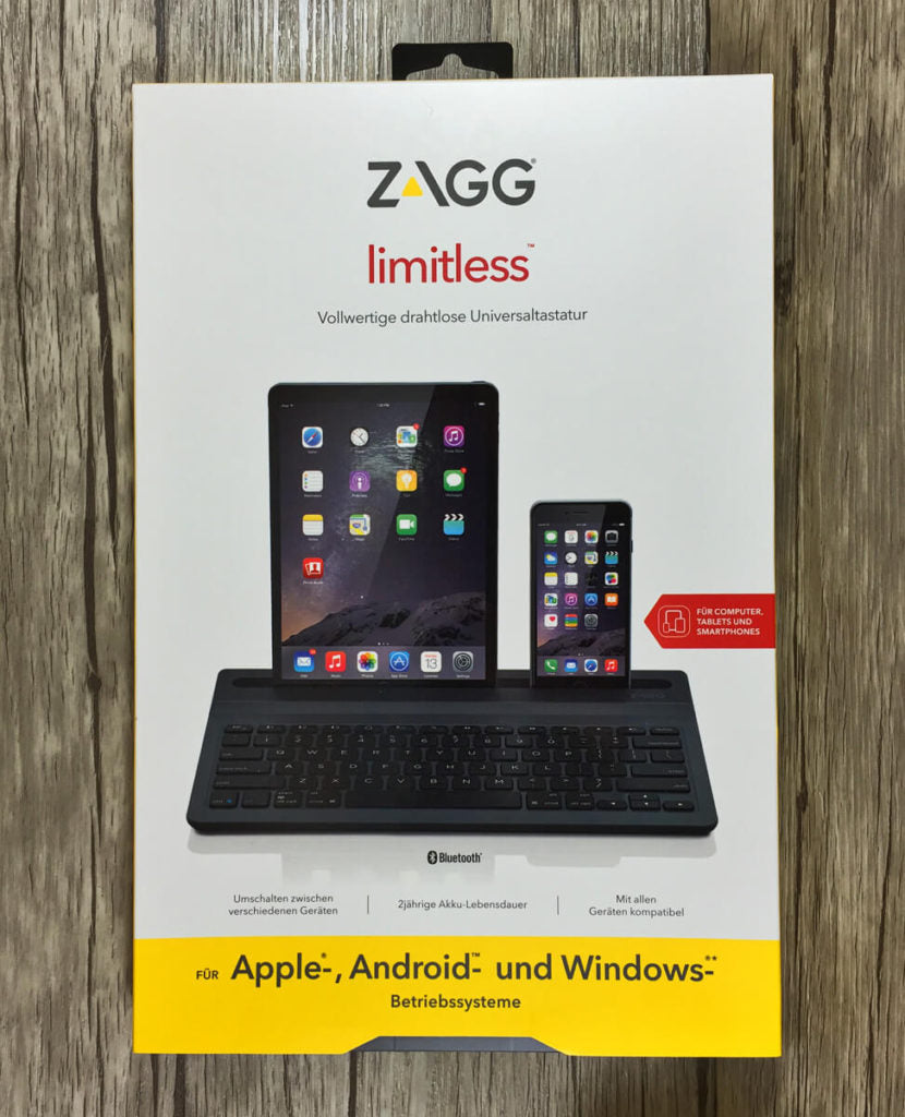 Zagg Limitless Wireless Keyboard