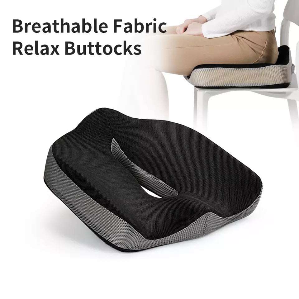 Orthopedic Memory Cushion Foam U Coccyx Travel Seat Massage Car Office Chair Protect Healthy Sitting Breathable Cushion Seat