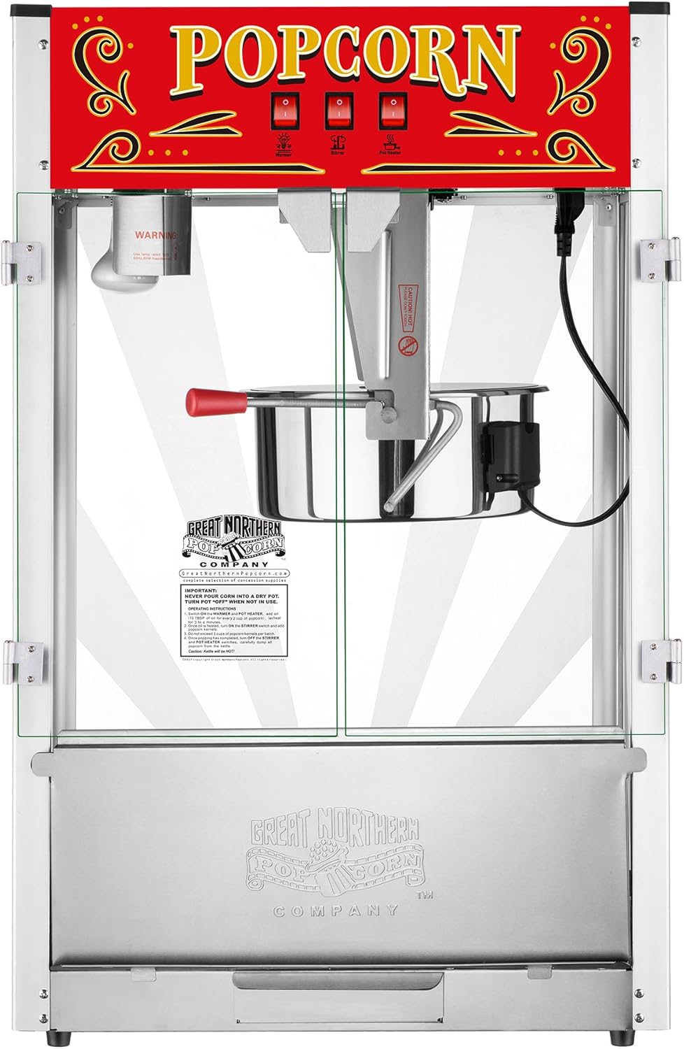 Great Northern 16oz Commercial Popcorn Machine