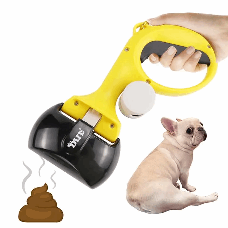 Portable Handheld Pet Poop Scoop With Bag Holder