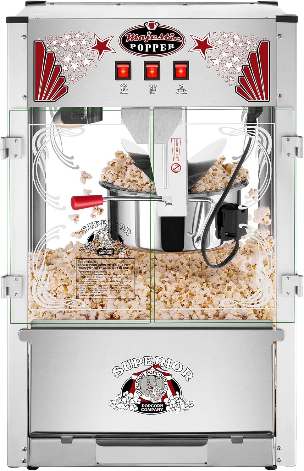 Majestic 16OZ Commercial Popcorn Popper