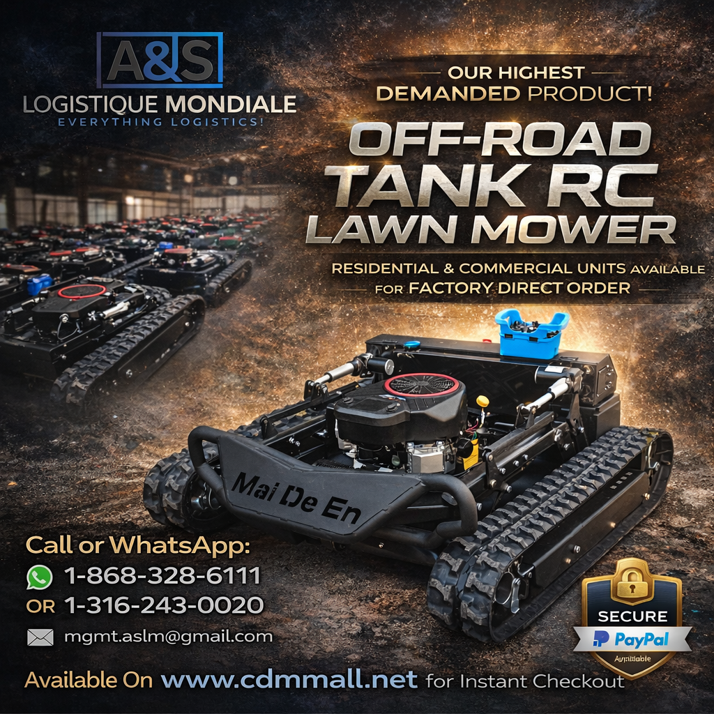 🚜 Off-Road RC Lawn Mowers (Remote-Controlled)