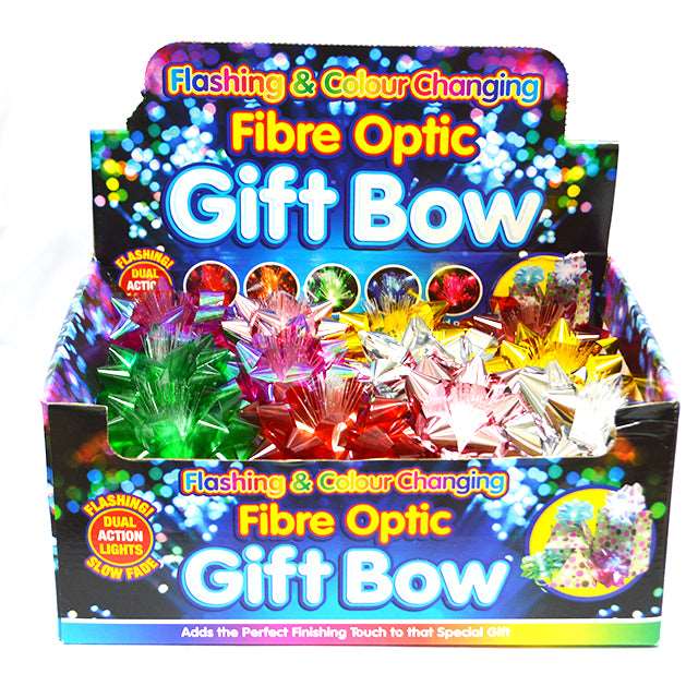 GIFT BOWS FIBRE OPTIC BATTERY OPPERATED