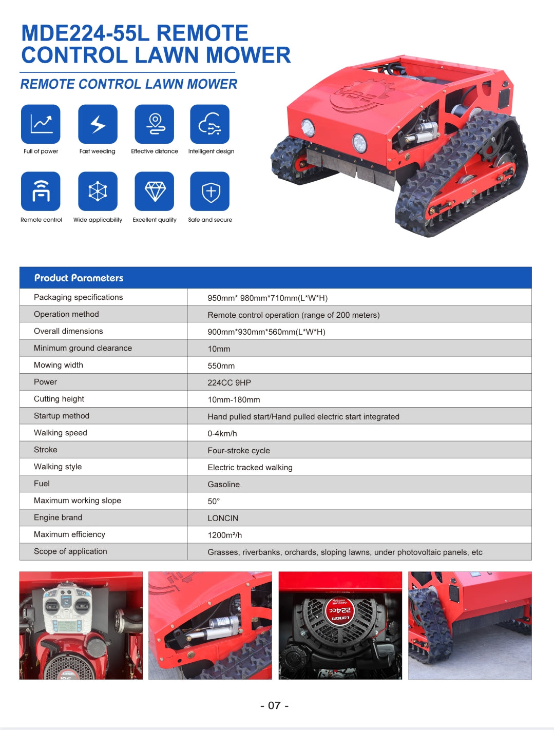 🚜 Off-Road RC Lawn Mowers (Remote-Controlled)
