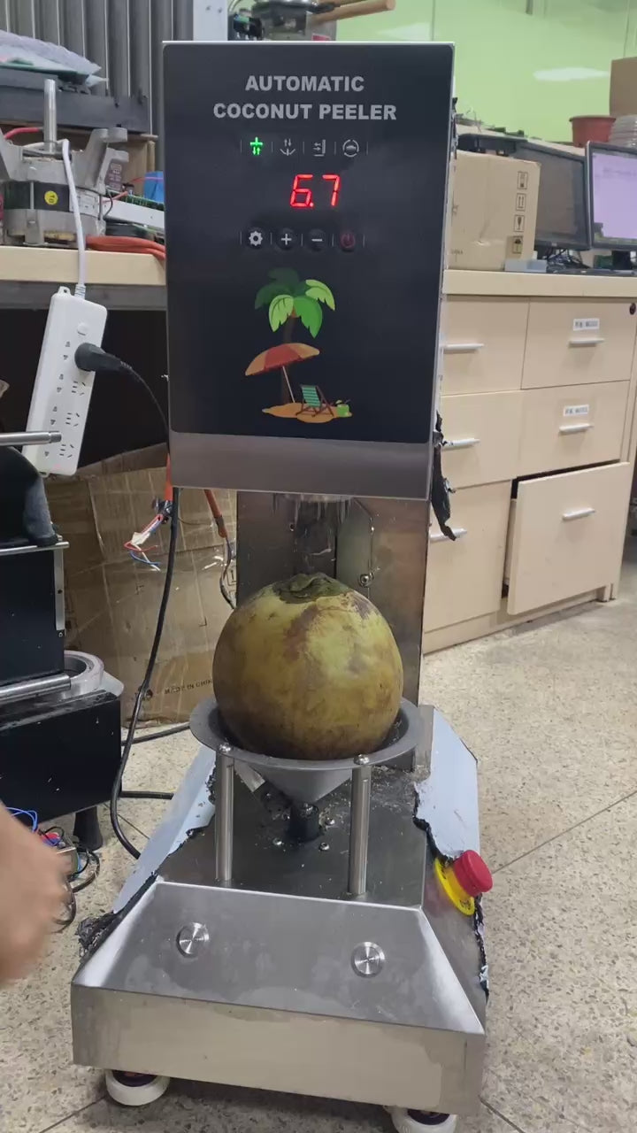 🥥 CP-1 Automatic Coconut Peeler (Digital LED Model)