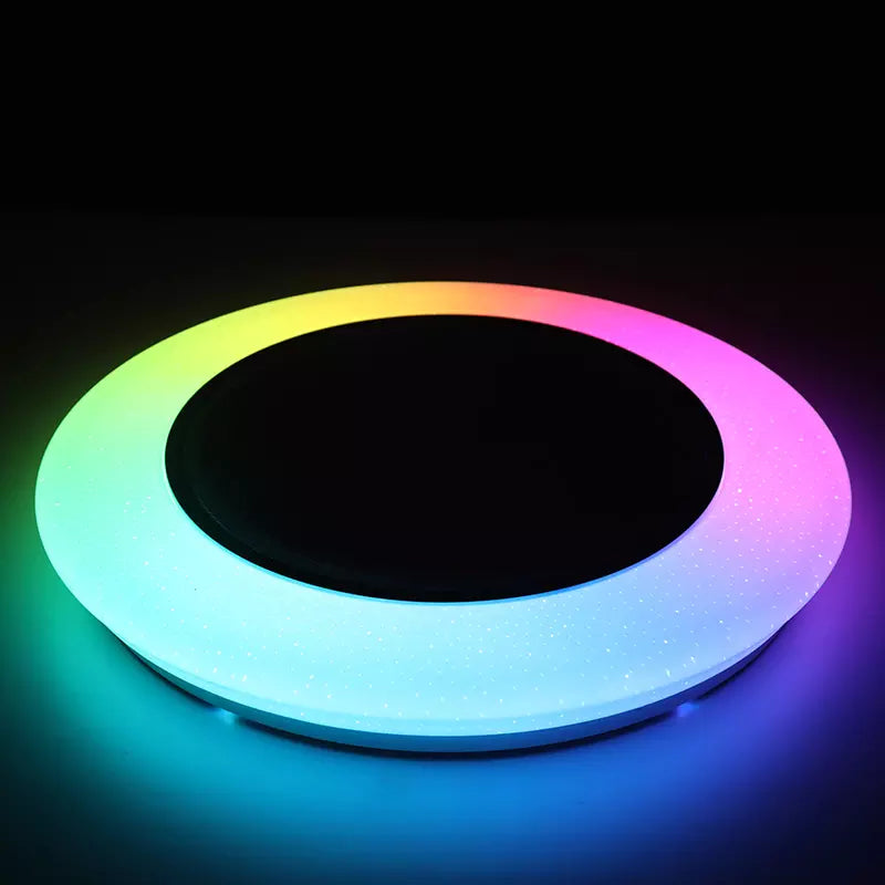 Smart Music Speaker light With remote Control Lamp 24W 36W 48W RGB Party LED Ceiling Light bluetooth ceiling light Multi colors
