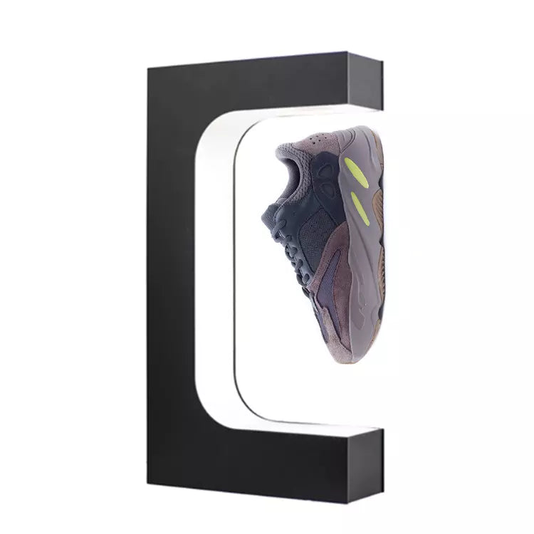 Shoe Magnetic Floating LED Lit Levitating Shoe Display Stand