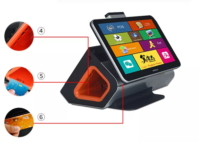 15.6 inch Windows e-PoS All In One Point of Sale Terminal Touch Screen