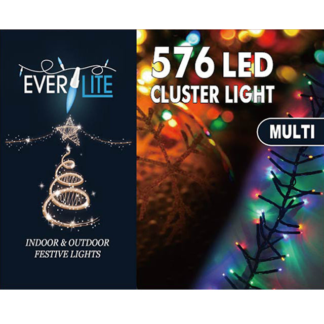 Everlite 576 LED Cluster Lights Multi CSA