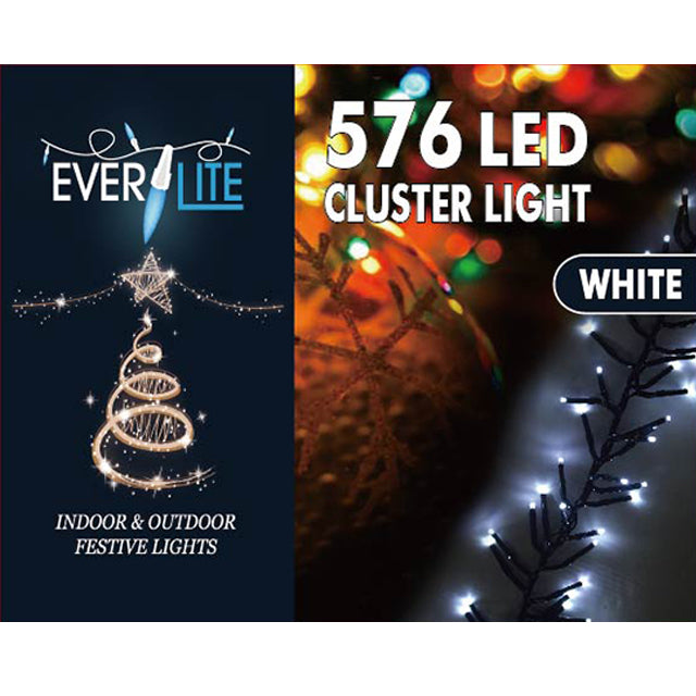 Everlite 576 LED Cluster Lights White CSA