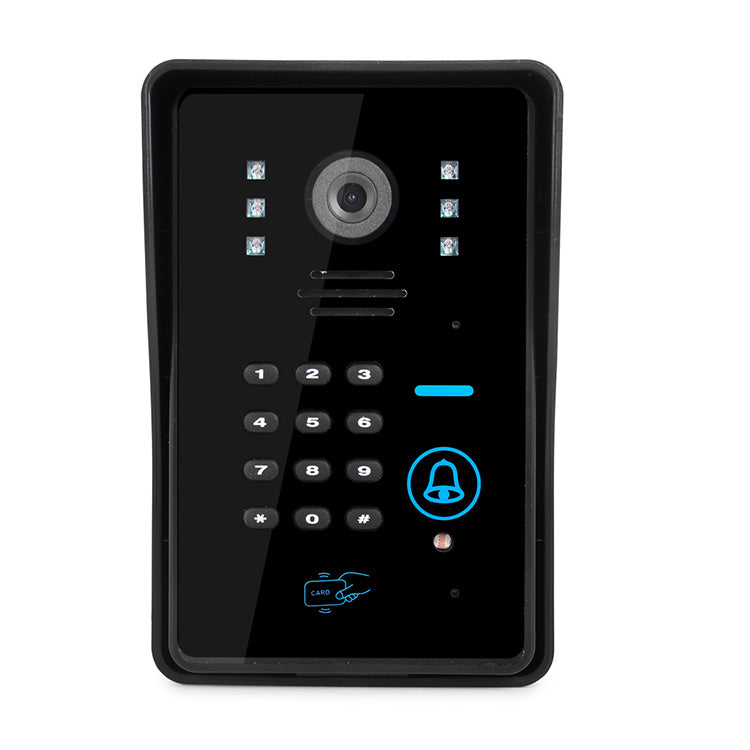 7 inch Video Intercom Access Control System With 125Khz Keyfob