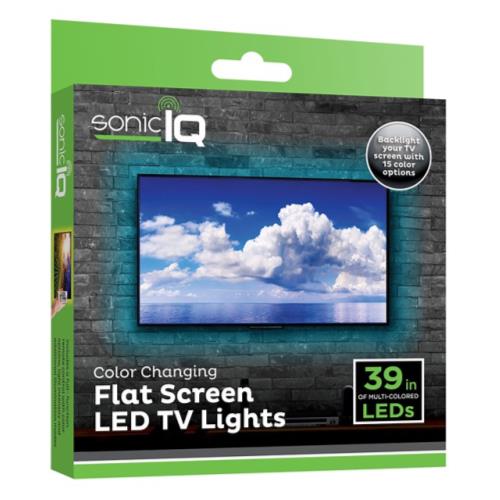 SONIC IQ LED FLAT SCREEN TV LIGHTS COLOR CHANGING