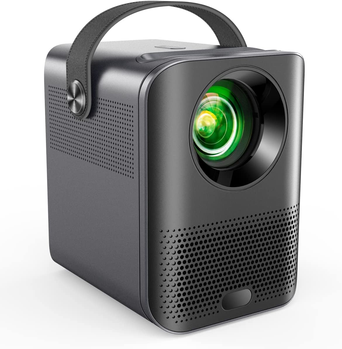 Portable Projector Native 1080p 4K Supported, 2.4G/5G WiFi Projector, 9000Lumens, 4D Keystone Correction, Zoom, 120