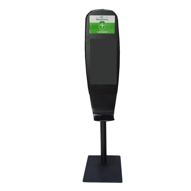 RHINOGUARD SANITIZER DISPENSER TABLE STAND L270XW230XH600MM