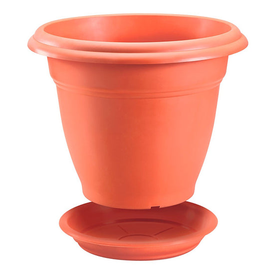 RIMAX FLOWER POT With SAUCER 50CM TERRACOTTA