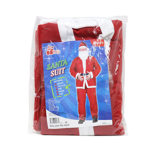 SANTA SUIT 5PC ADULT