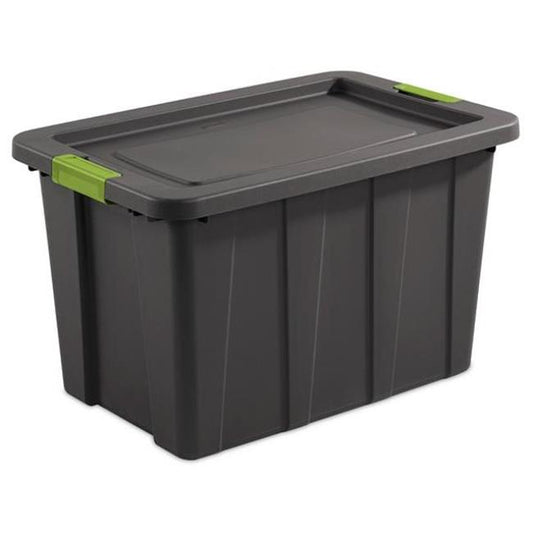 STERILITE 30GAL LATCH TUFF TOTE GRAY LID & BASE