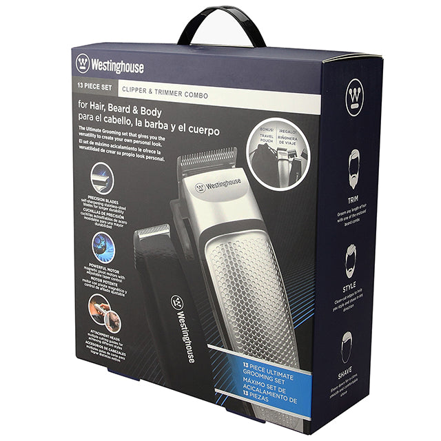 WESTINGHOUSE MENS 13PC CLIPPER & TRIMMER COMBO